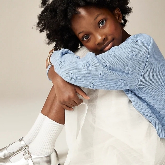 NWT J. CREW Crewcuts Girls Bobble Knit Sweater size XXL( 14-15) - Picture 2 of 6